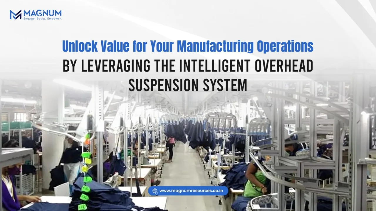 Raise Operational efficiency and boost workforce productivity with an Intelligent, RFID enabled, fully automated Overhead Hanger System - Magnum