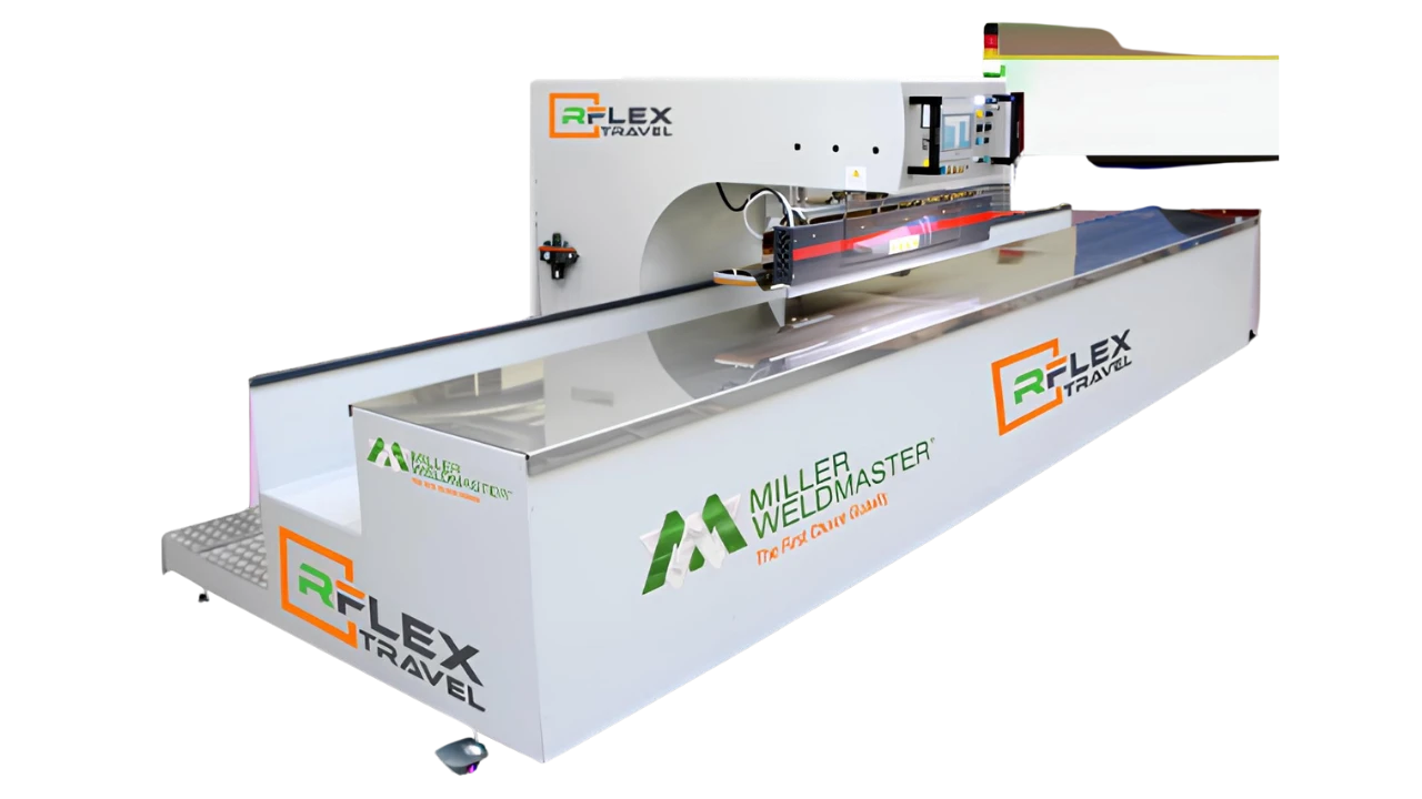 Miller Weldmaster RFlex Travel Large-Format RF Welding Machine - MILLER WELDMASTER Thermoplastic Fabric Welding machine