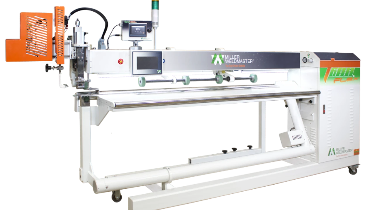 Miller Weldmaster T600 Flex Wide-Throat Hot Air & Hot Wedge Welding Machine - MILLER WELDMASTER Thermoplastic Fabric Welding machine