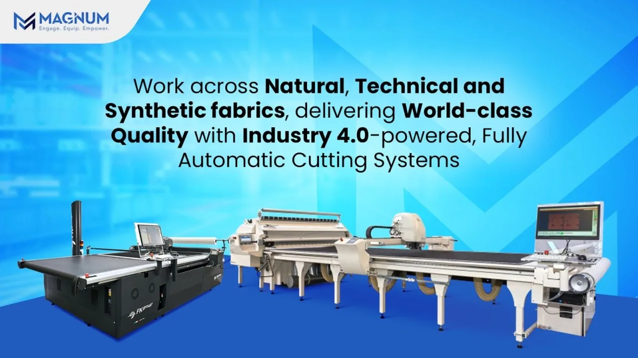 Industry 4.0 Automated Cutting Solutions designed for handling diverse Production Materials and Technical Fabrics - Magnum