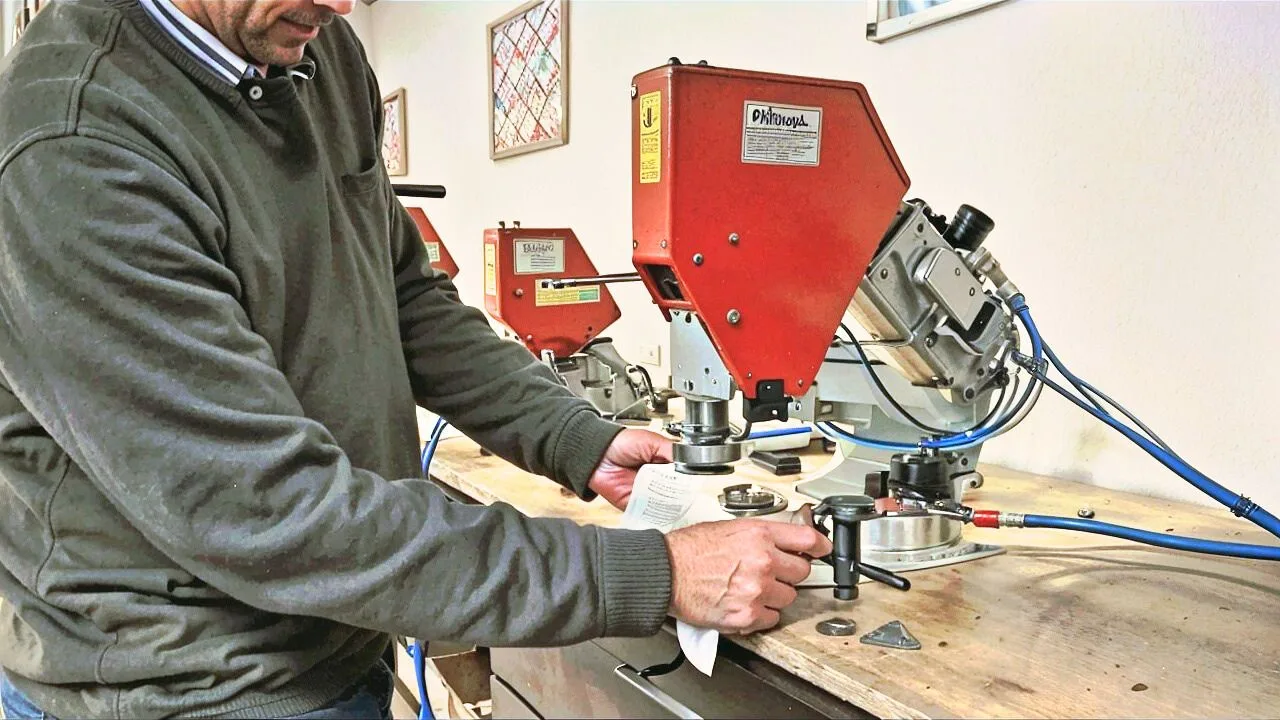 Fepa J25 eyelet machine demonstration