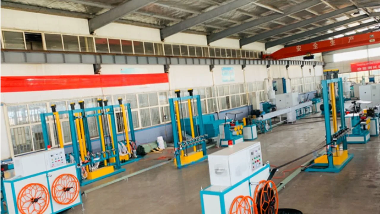 Composite & Polyester Fiber Strapping Production Line - CO-DRIP Geo Textile Machine machine