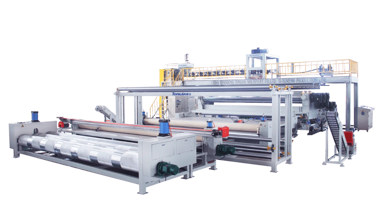Geomembrane Production Line (PE, PVC, TPO, EPDM) - Tongjia Geo Textile Machine machine