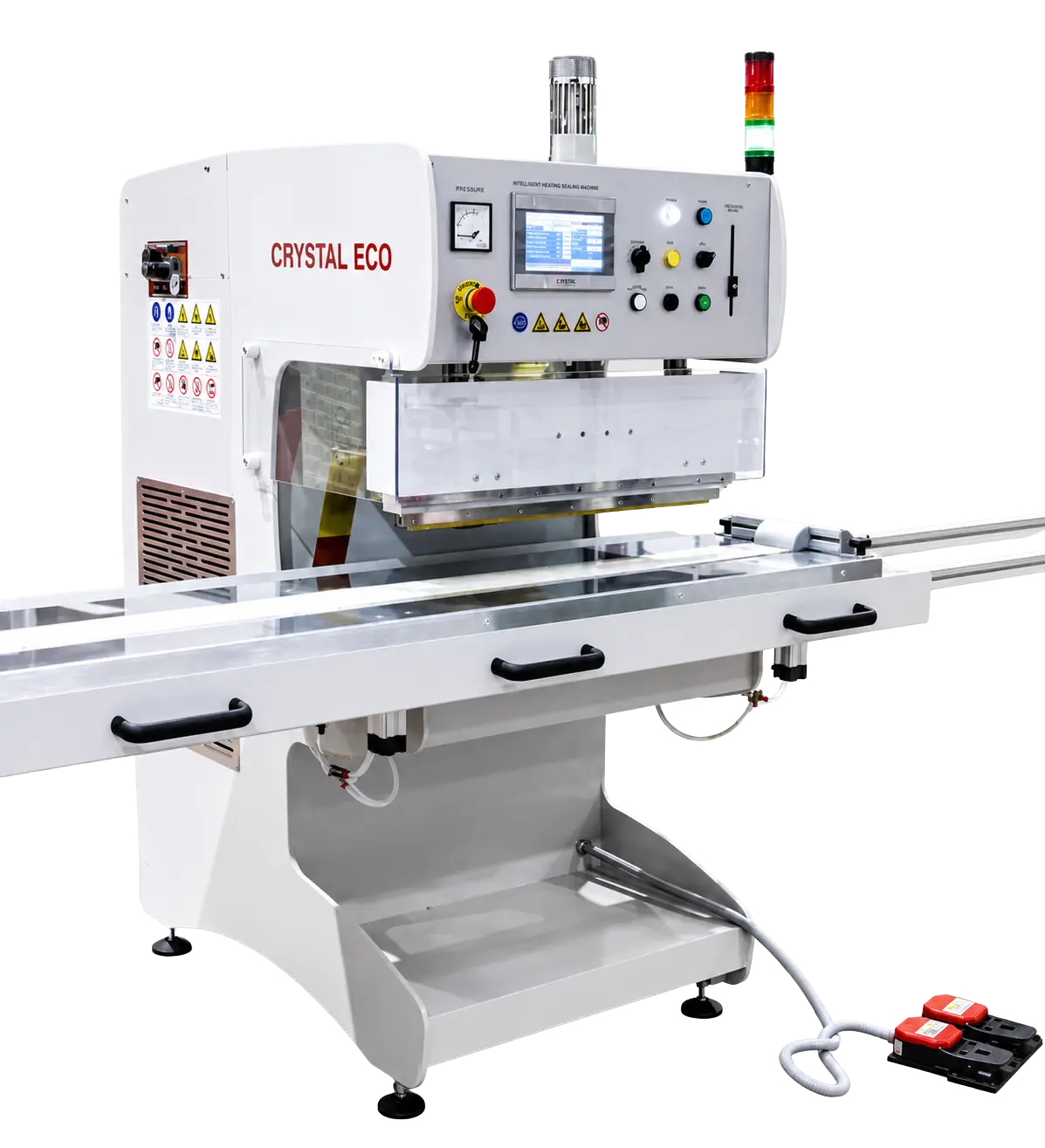 CRYSTAL Series High Frequency Welder for Clear PVC & Invisible Seams - Zemat Technology Group machine supplied by Magnum India