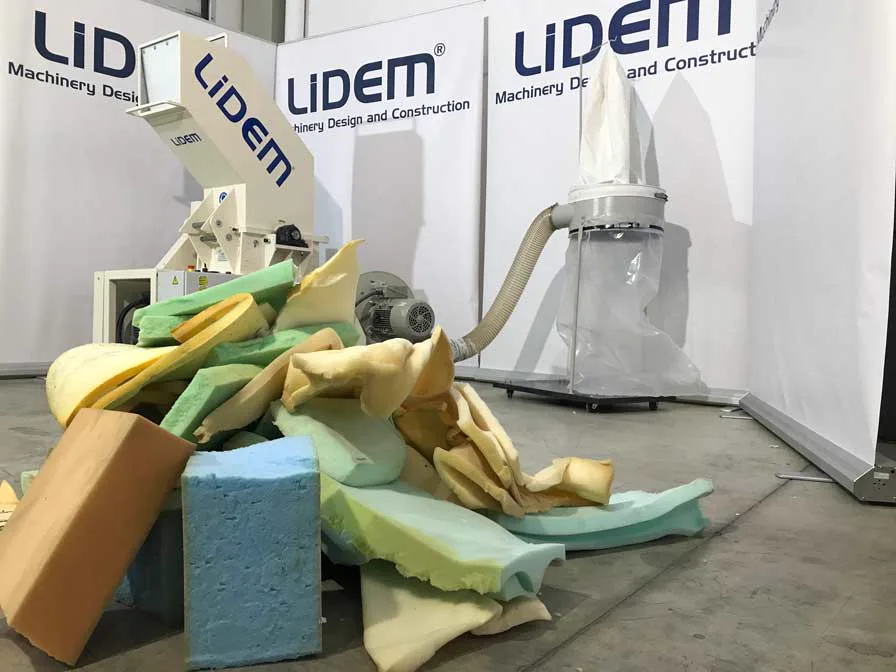 LIDEM MT compact shredding mill for foam and latex, supplied by Magnum India